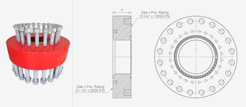 Double Studded Adapter Flange